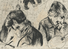 Марк Шагал. Иллюстрации к «Мертвым душам» Н. Гоголя.